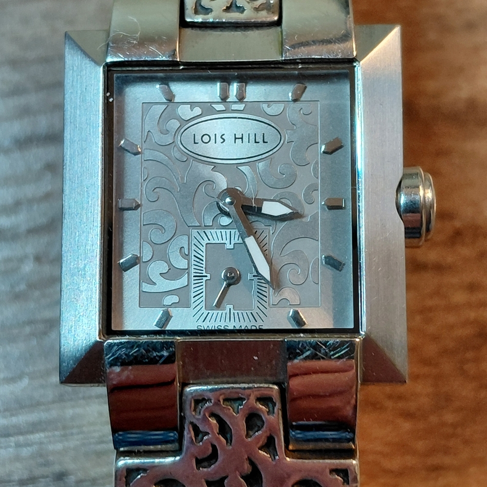 Beautiful LOIS HILL Sterling Silver Ladies Watch